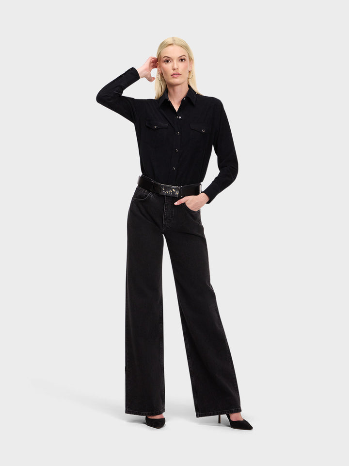 WESTERN SHIRT: BLACK STALLION