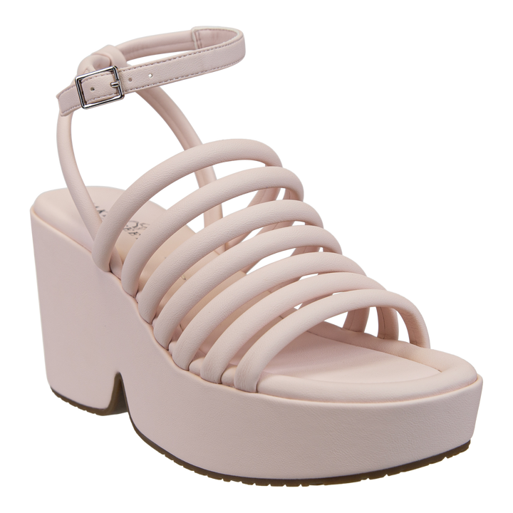 NAKED FEET - ANTIPODE in LIGHT PINK Heeled Sandals