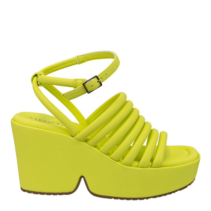 NAKED FEET - ANTIPODE in YELLOW Heeled Sandals