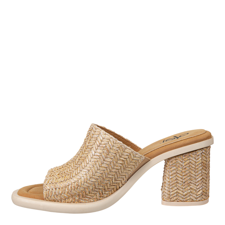 OTBT - BRAVURA in RAFFIA Heeled Sandals