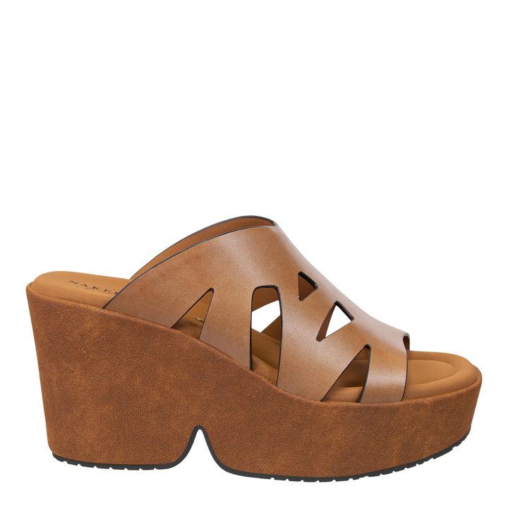 NAKED FEET - BRIO in BROWN Heeled Sandals