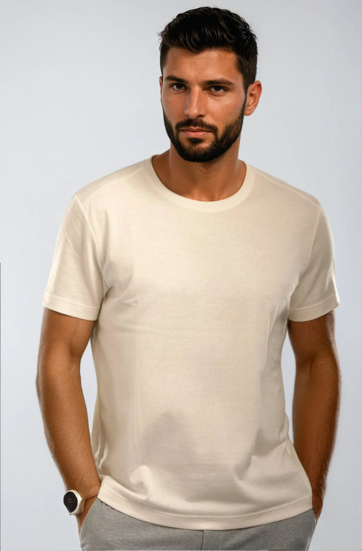 Buki + CINQO Crew Neck T-Shirt Maize
