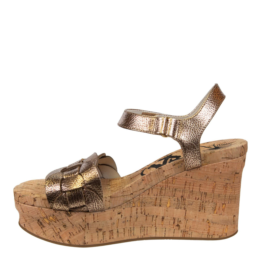 OTBT - CHARLESTON in GOLD Wedge Sandals