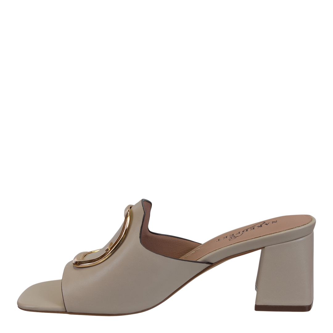 NAKED FEET - CUPEL in BEIGE Heeled Sandals