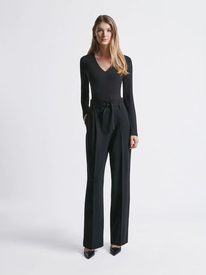 Easy care pleated pant