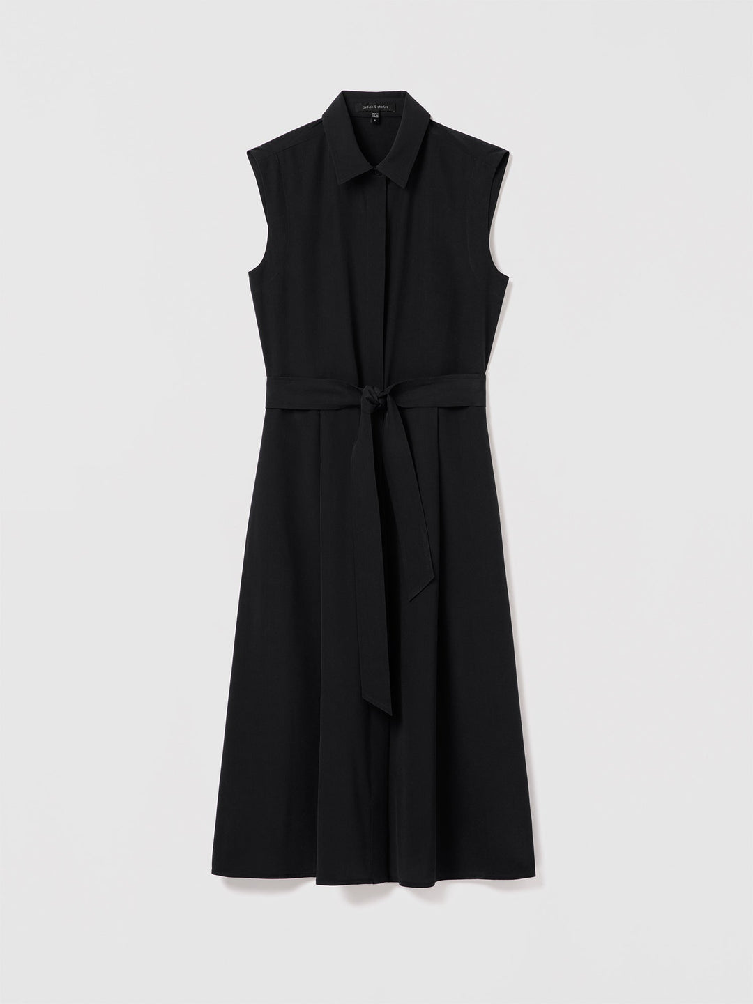 Silk shirt dress