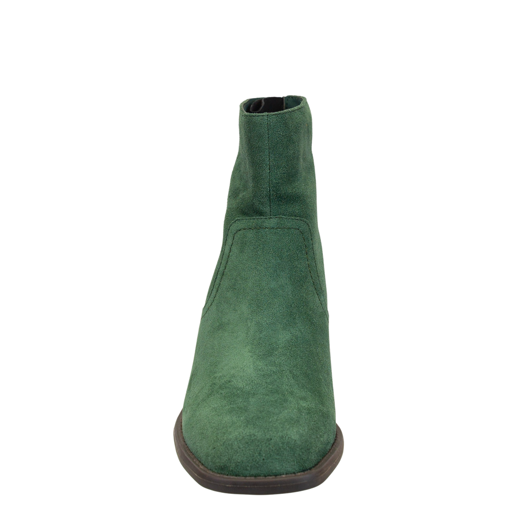 OTBT - HOMESTEAD in DARK GREEN Heeled Ankle Boots