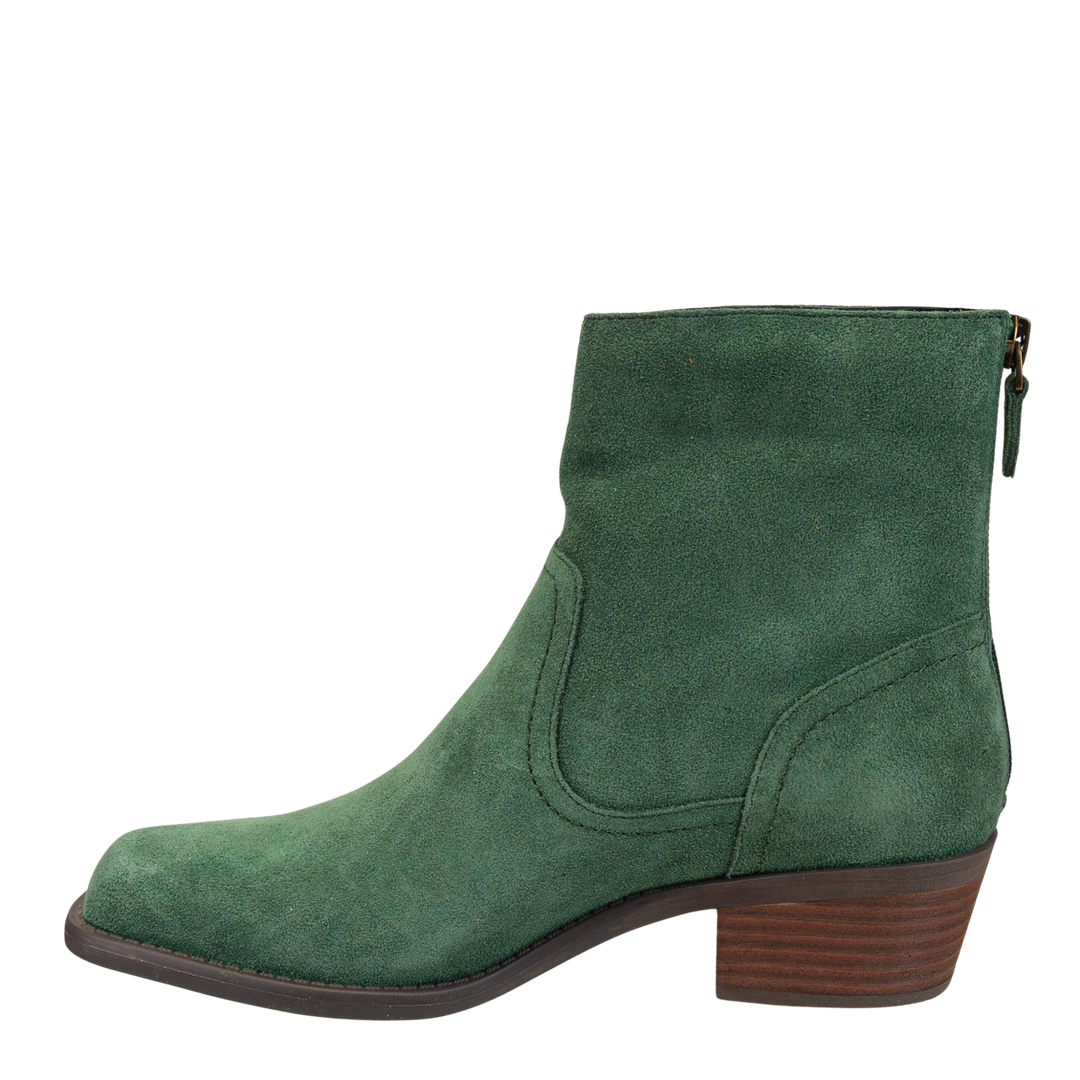 OTBT - HOMESTEAD in DARK GREEN Heeled Ankle Boots