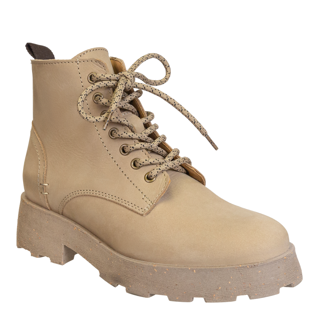 OTBT - IMMERSE in BEIGE Heeled Cold Weather Boots