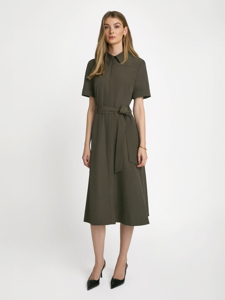 Easy care techno shirt dress