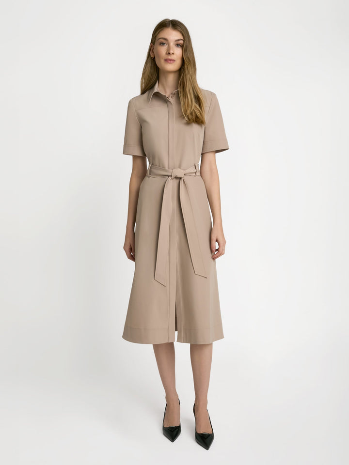 Easy care techno shirt dress