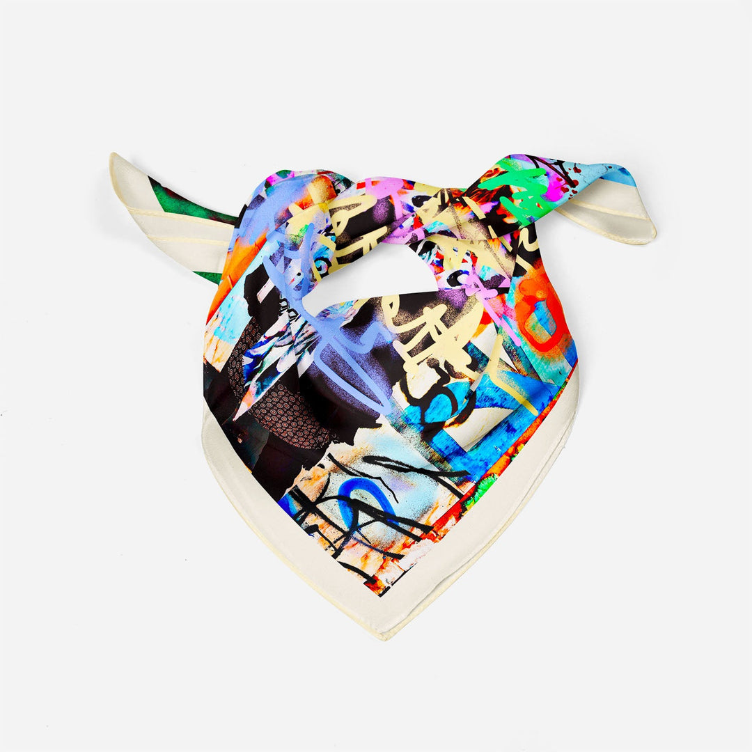 La Vie en Rose Silk Bandana