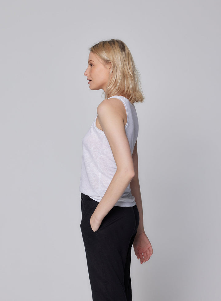 Stretch Linen Tank - TANK - Majestic Filatures North America