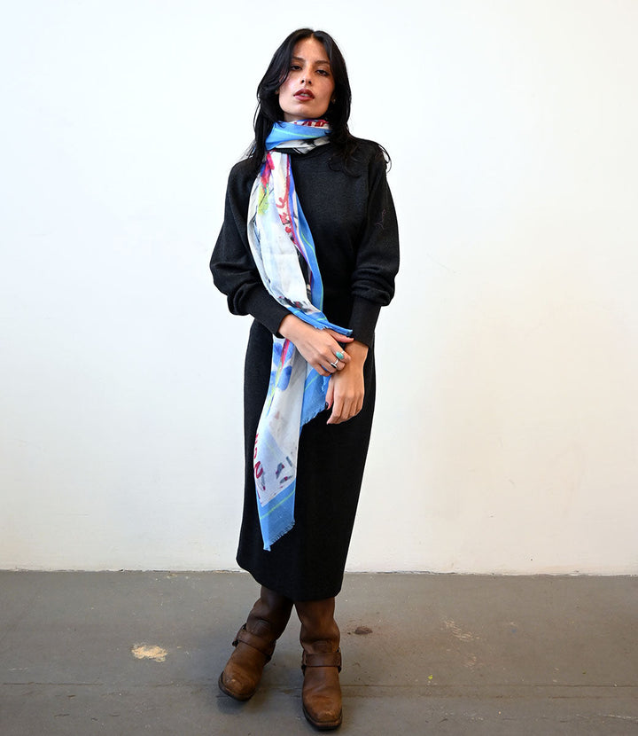 Love Letters Cotton Scarf