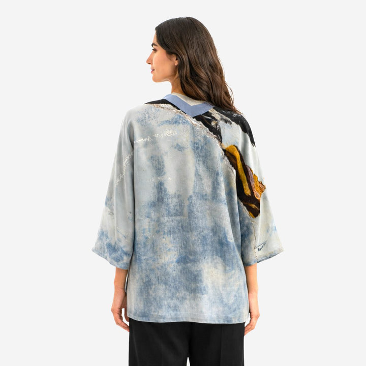 Mykonos Silk Kimono Robe