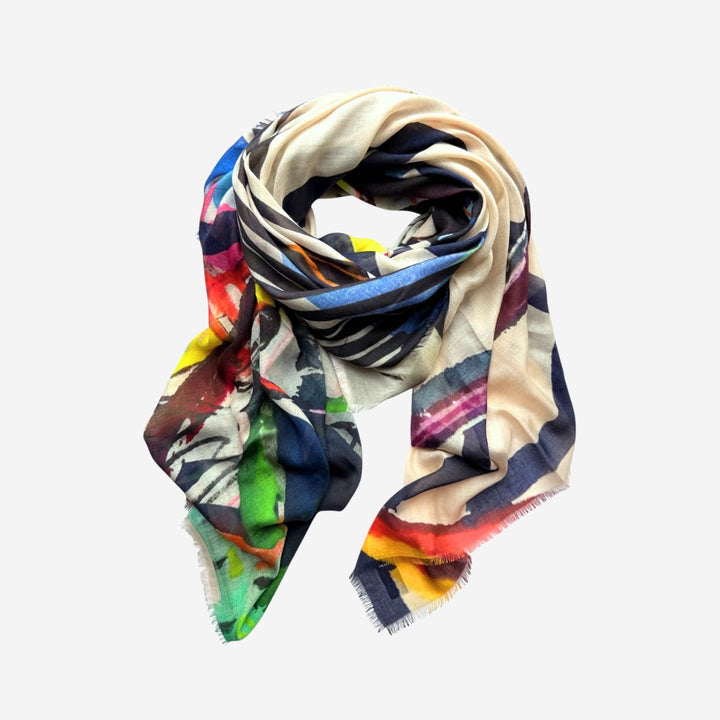 Plume Silk Scarf