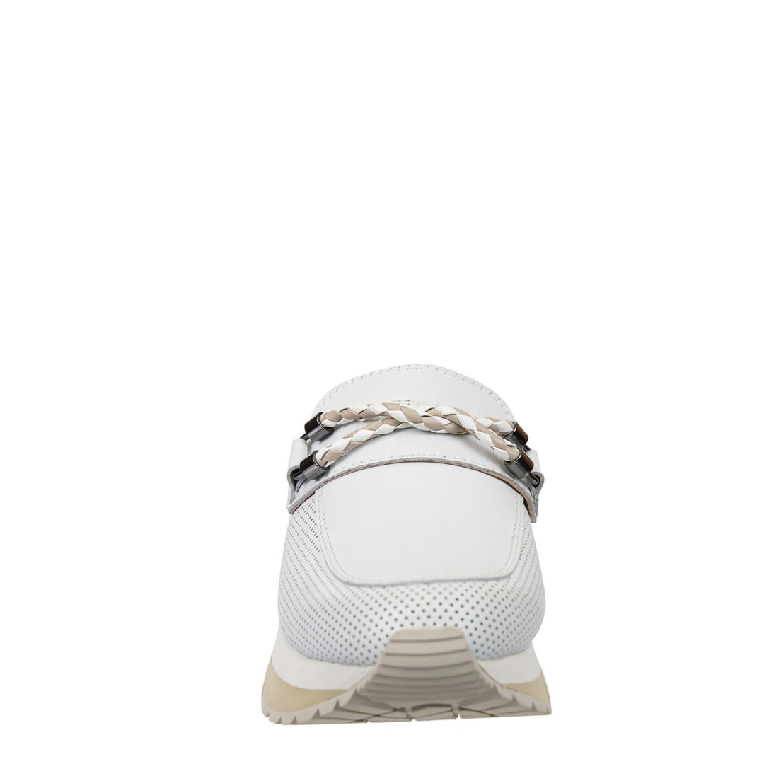 NAKED FEET - POLO in WHITE Platform Sneakers