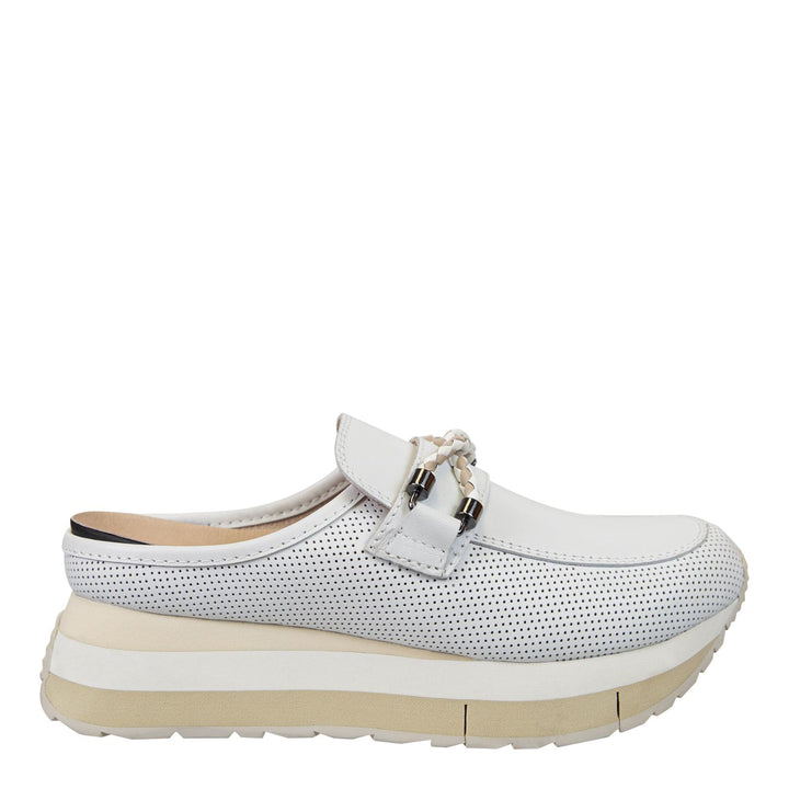 NAKED FEET - POLO in WHITE Platform Sneakers