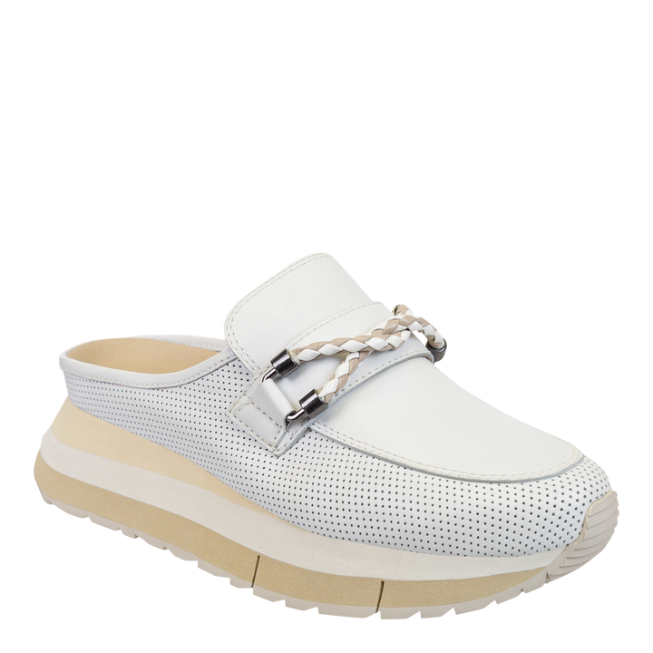 NAKED FEET - POLO in WHITE Platform Sneakers