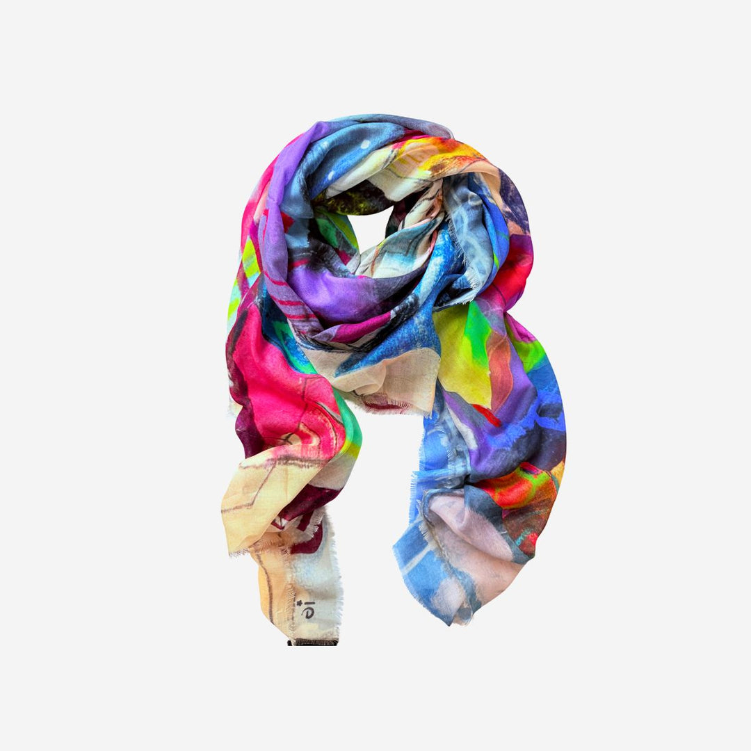 Art is Powerful Silk Scarf