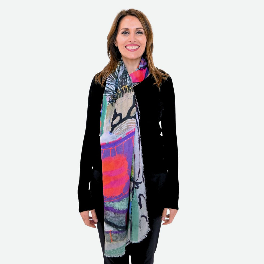 California Dream Silk Modal Scarf