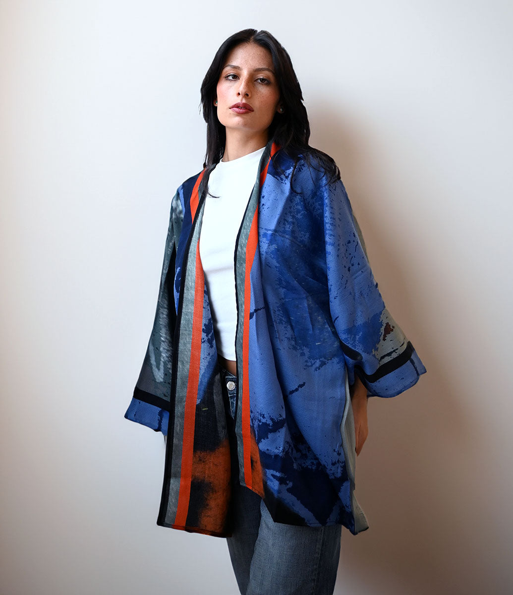 Zermatt Wool Kimono Robe