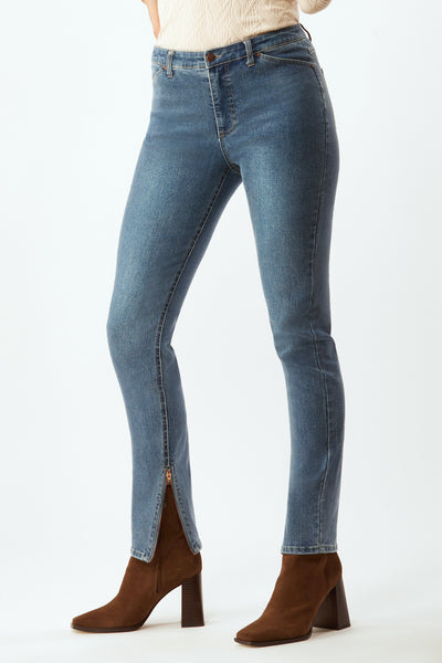 Wilshire Zip Ankle Skinny Jean - Vintage