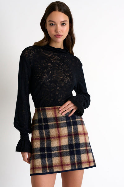Wool Skirt - 52376-44-960 02 / 960 Kelly / 100% WOOL