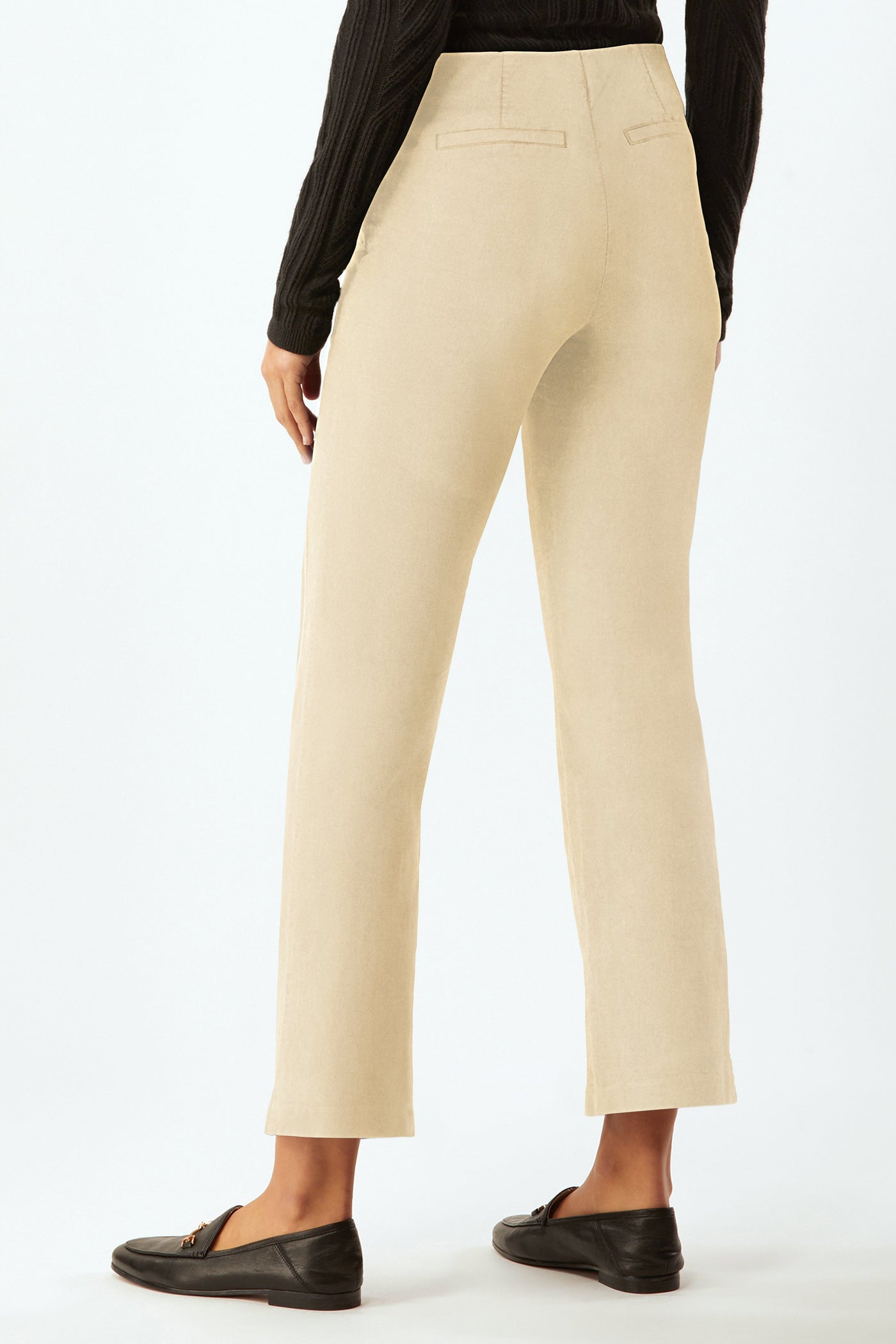 Prince Cropped Flare Pant In Corduroy - Sandstone
