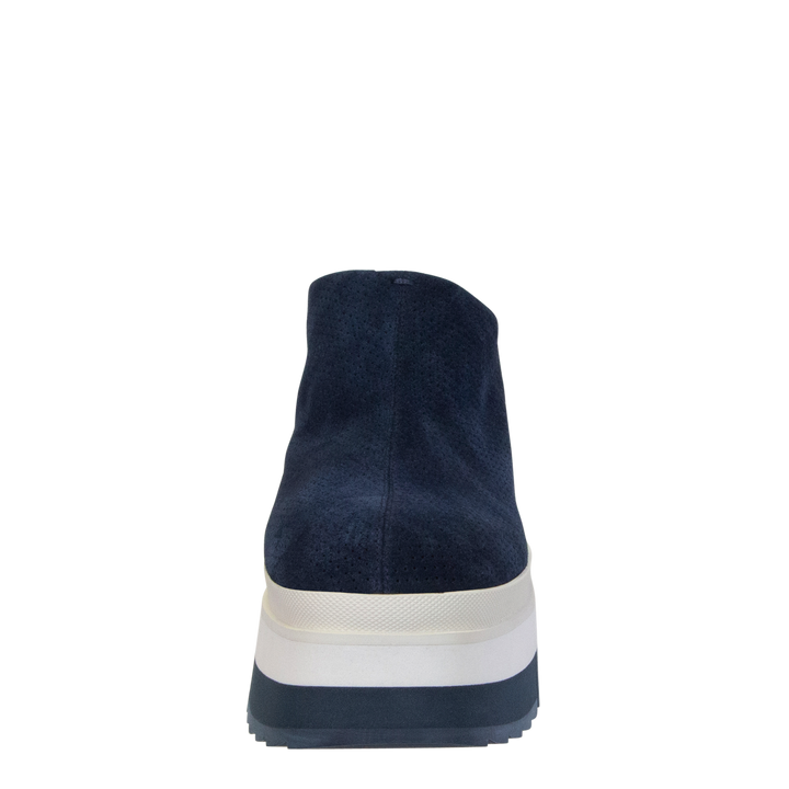 NAKED FEET - COACH in NAVY Platform Clogs