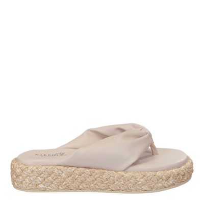 NAKED FEET - COSTA in ROSETTE Platform Sandals