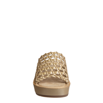 NAKED FEET - CYPRUS in GOLD Platform Sandals