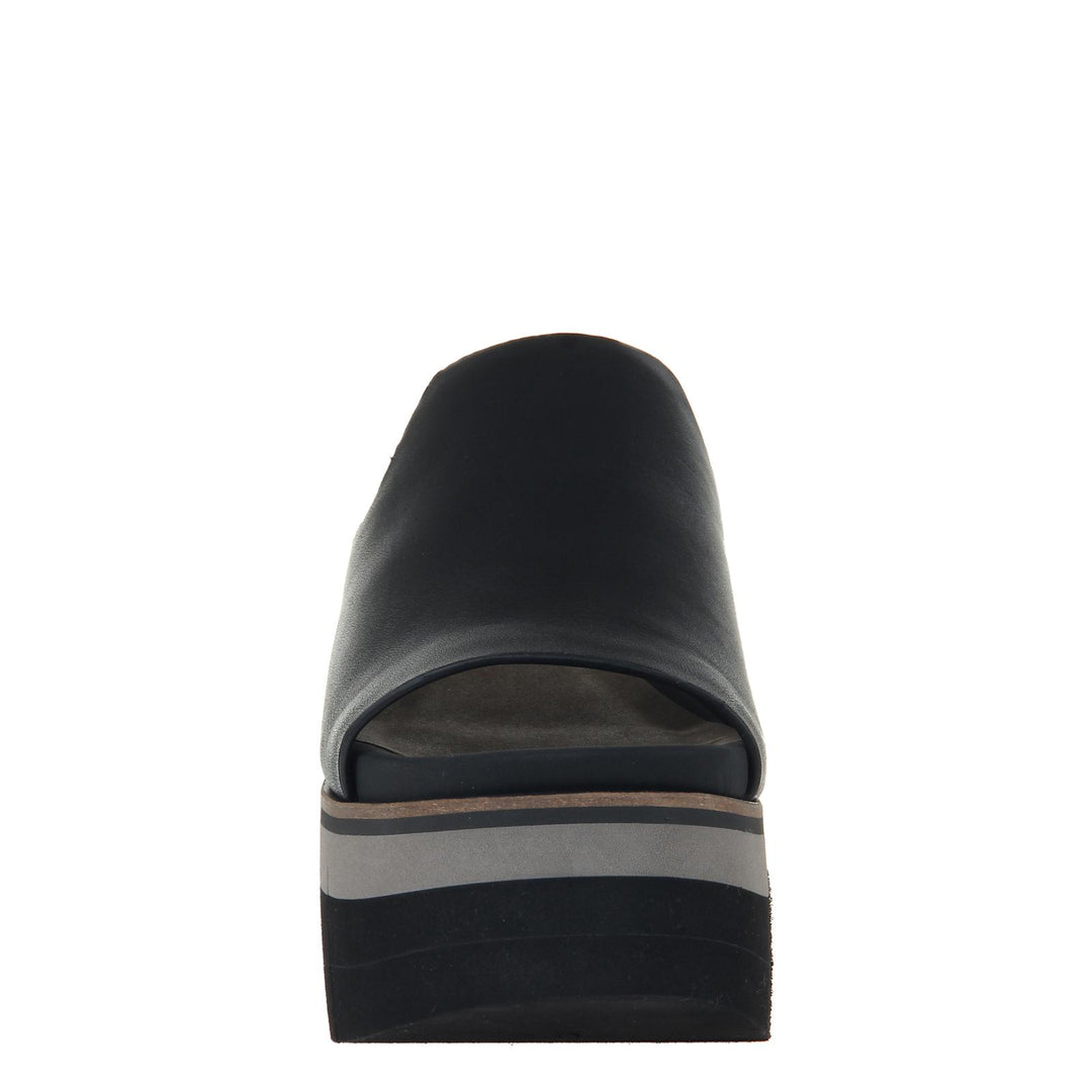 NAKED FEET - FLOW in BLACK Platform Sandals